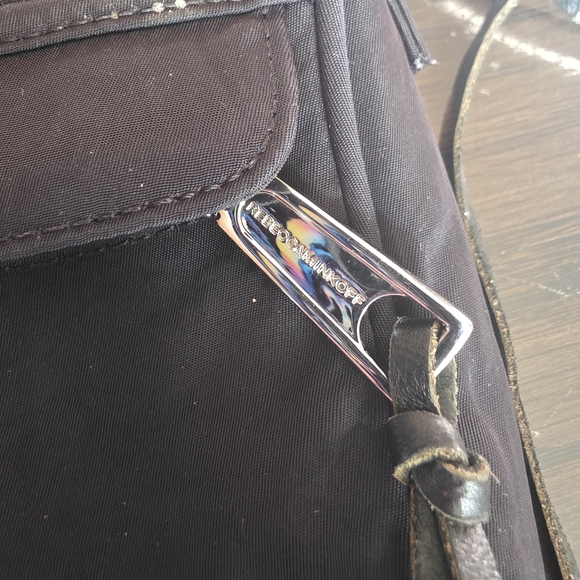 Rebecca Minkoff Black Crossbody Bag with Silver Accents - Picture 2 of 9